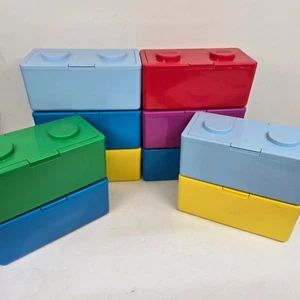 Vintage Döbel stapelbar Baby Feuchtbehälter Aufbewahrung leer 10 Stück B - Bild 1 von 11