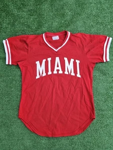 Vintage 1980s Wilson Miami University Ohio Game Used Baseball Jersey Size 42 - Picture 1 of 16