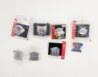 Lote de 8 prendedores NFL 2006 SUPER BOWL XL SEAHAWKS VS STEELERS Foto 1 de 4