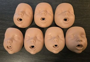 Lote De 7 Maniquí Armstrong Infantil RCP Goma Cara Boca Primeros Auxilios Entrenamiento EMT - Imagen 1 de 2