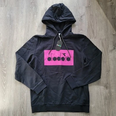 NOVO EM FOLHA Diadora Box Logo 5Palle Targa Hoodie Masculino Tamanho XL - Imagem 1 de 4
