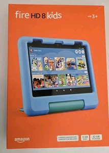 *NEW* Amazon Fire HD 8 Kids Edition Tablet 32 GB, Wi-Fi, 8" - Blue - Picture 1 of 4