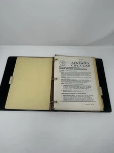 1964–70 FAA Flight Instructor Binder: AC 61-46 + FAA Academy + Charts - Picture 1 of 16