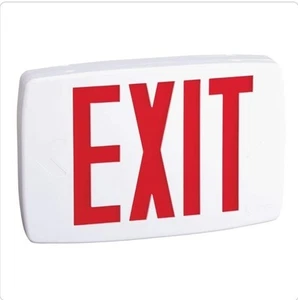 Lithonia Lighting LQM S W 3 R 120/277 M6 Quantum Thermoplastic LED Exit Sign - Bild 1 von 5