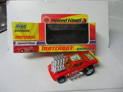 {Matchbox Lesney Superkings K-44 Базука - РЕДКИЕ ЭТИКЕТКИ «ОГНЕННЫЙ КАМЕНЬ», в коробке - Изображение 1 из 2