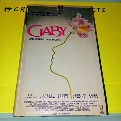 VHS "GABY - EINE WAHRE GESCHICHTE" (Hartbox) Liv Ullmann, Rachel Levin RCA TOP - Bild 1 von 4