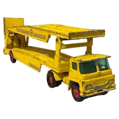 1960s Lesney Matchbox King Size K-8 Guy Warrior Car Transporter & Tractor Truck - Image 1 of 4