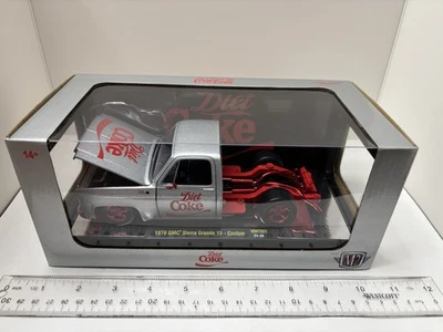 M2 Machines CHASE 1976 GMC Sierra Grande 15 Custom Diet Coke  1/24 Sealed 2024 - Image 1 of 4