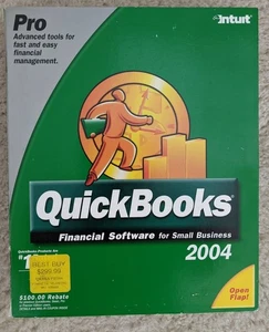 Intuit QuickBooks PRO 2004 Small Business PLUS 2006 and 2007 Upgrade CDs - Picture 1 of 8