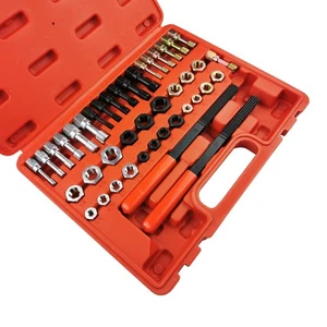 42PCS Thread Chaser Set Rethreading Rethreader Restorer Repair Tool Kit Metric - Picture 1 of 10