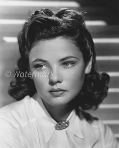 FOTO PUBLICITARIA 8x10 de colección de la actriz de Broadway Gene Tierney - Años 1930-1940 - Imagen 1 de 1