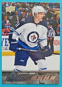 2015-16 Andrew Copp Upper Deck Young Guns Rookie RC #205 - Foto 1 di 2