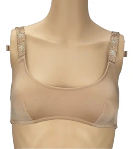 VICTORIAS SECRET VERY SEXY SHINE STRAP SCOOP BRALETTE BRA PRALINE S-DD 32DD 34DD - Picture 1 of 3