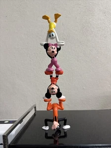 Disney Mickey Minnie Donald Goofy Figuren stapelbar umgedreht Kunststoff (4) - Bild 1 von 6