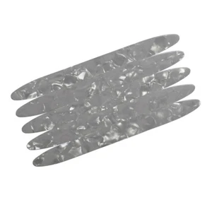Lote de 5 piezas de celuloide blanco perla Oud Picks púas Reeshe Risha grosor 0,71 mm - Imagen 1 de 3