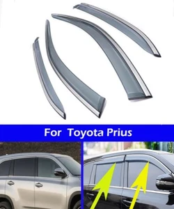 4 tiras decorativas para ventanas de coche para Toyota Prius 2016-2022 - Imagen 1 de 7