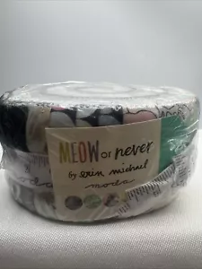 Meow or Never by Moda Quilting Fabric 2.5" Jelly Roll New - Picture 1 of 6
