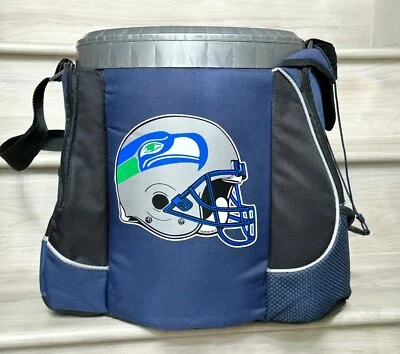 VTG 94’ NFL Seahawks Pak Chest Cooler Large Swing Away Lock Top With Strap - Imagem 1 de 4