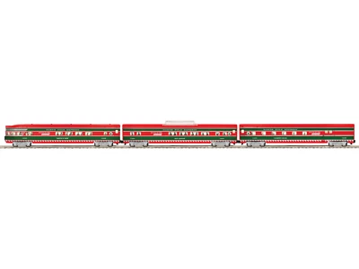 American Flyer by Lionel #49960 Route of the Reindeer streamliner 3 pak set NPE - Image 1 of 2