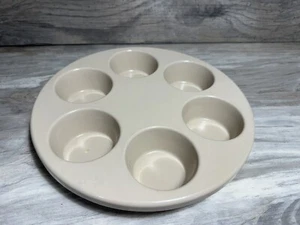 Anchor Hocking  Microwave Cookware 6 Cup Cupcake Egg Muffin Pan Microware - Picture 1 of 6