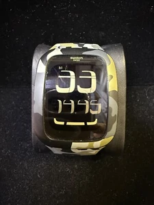 Swatch Touch Digital Camo Watch – Model SURW104 | Touchscreen Interface - Picture 1 of 4