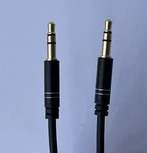 3.5mm Braided Male to Male Stereo Audio AUX Cable Cord for PC iPod CAR iPhone - Picture 1 of 4
