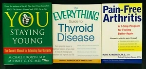 3 HEALTH BOOKS: YOU STAYING YOUNG HC DR. OZ,THYROID DISEASE GUIDE,ARTHRITIS PAIN - Bild 1 von 8