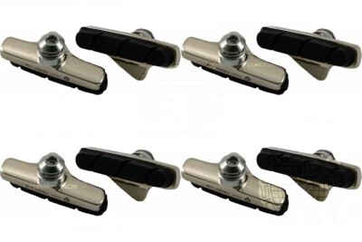 4 pares (8 pastillas) pastillas de freno de carretera efecto Titaniun Campagnolo Record, bloques 55 mm Foto 1 de 4