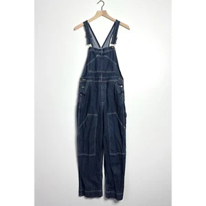 BDG Urban Outfitters Dark Wash Denim Overalls Utility Carpenter size Small - Picture 1 of 8
