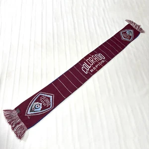 Colorado Rapids MLS Major League Soccer w/State Flag Ruffneck Knit Scarf 60X7 in - Picture 1 of 6