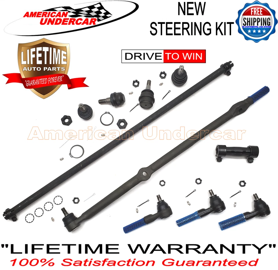 Kit de manga de ajuste de extremidade de haste de amarração Lifetime Drag Link Jeep Wrangler 97-06 - Imagem 1 de 1
