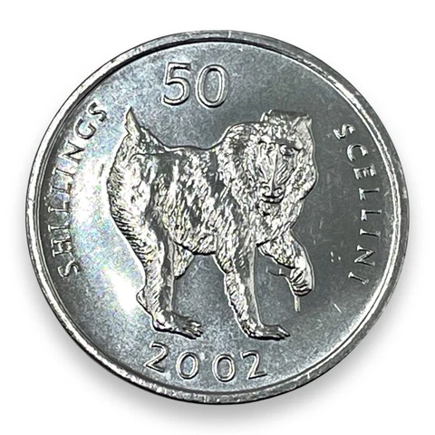 2002 Somalia 50 Shillings UNC Nickel Clad Steel #A52910 Cover