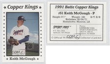 1991 Sport Pro Butte Copper Kings Keith McGough #24