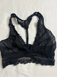 Auden NWT Unlined racerback Lace bralette Black Women’s size XS - Picture 1 of 6
