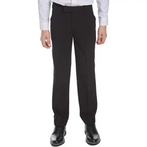 Calvin Klein boys black slim fit suit dress pants size 14 - Picture 1 of 11