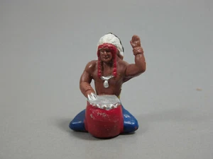 ANTIGUO: Indios con tambor - Imagen 1 de 1