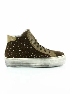 SCARPE SNEAKERS DONNA LIU JO LIUJO UB20118A PELLE MARRONE AI NUOVO - Picture 1 of 1