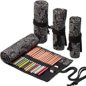 36/48/72 Slots Colored Pencil Wrap Pencils Roll Holder Coloring Pencils Organize - Picture 1 of 6