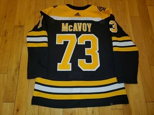 New 2022 adidas Charlie McAvoy BOSTON BRUINS Authentic On Ice NHL Team JERSEY 54 - Picture 1 of 24