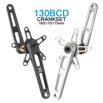 165 170 175 mm Bicicleta Plegable de Carretera Brazo de Manivela 103BCD Rueda de Cadena con Juego de Bielas de Perno Foto 1 de 4