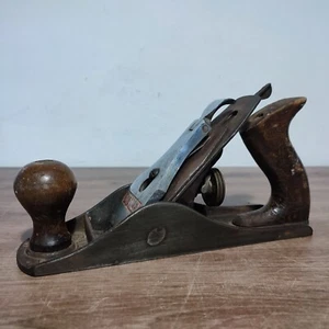 Stanley Bailey Made In England No 4 Hand Plane Woodworking Carpentry Smoothing - Picture 1 of 7