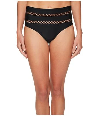 Ella Moss 147134 Women's Crafty Retro Bikini Bottom Color Black Sz XS - Image 1 of 3