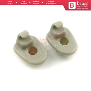 2 pz clip visiera solare 1AR26BD1AA per Jeep Liberty 2005-2012 Dodge Nitro 08 12 - Foto 1 di 10