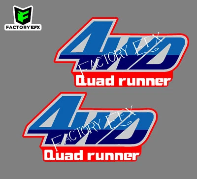 Non-OEM Quadrunner LT-4wd Gas tank Decals Stickers fits Suzuki lt250 Quad runner - Image 1 of 2