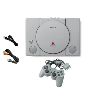 Consola Sony PlayStation 1 Negra (CPH-10000~90000) Funcionamiento Confirmado PS1 Usada - Imagen 1 de 4