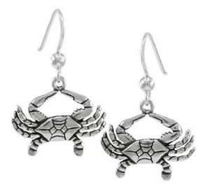 Tauchschmuck, Sterling Silber Krabben Ohrringe   - Bild 1 von 2