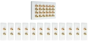 Kit piastra frontale parete altoparlante AV audio surround 12.0 slimline - NON SALDATO - Foto 1 di 6