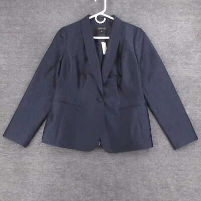 Talbots Blazer Womens 6 Blue Silk Blend Single Breasted Lined With Tags - Image 1 of 4