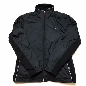 Vintage Nike Sportswear Girls Full Zip Black Jacket Size Large (12-14) - Picture 1 of 8