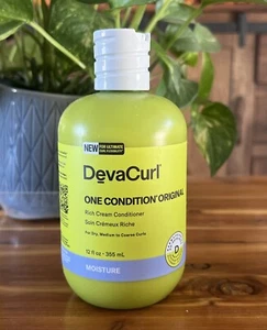DevaCurl One Condition Original Rich Cream Balsamo ~ 12 oz - Foto 1 di 1